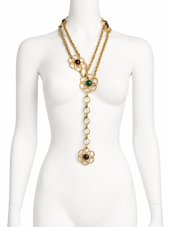 Vintage Yves Saint Laurent Chain Belt Necklace 1960s Roger Scemama for YSL main image 10